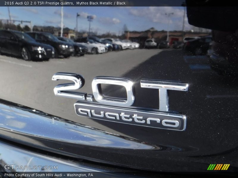 Mythos Black Metallic / Black 2016 Audi Q3 2.0 TSFI Prestige quattro