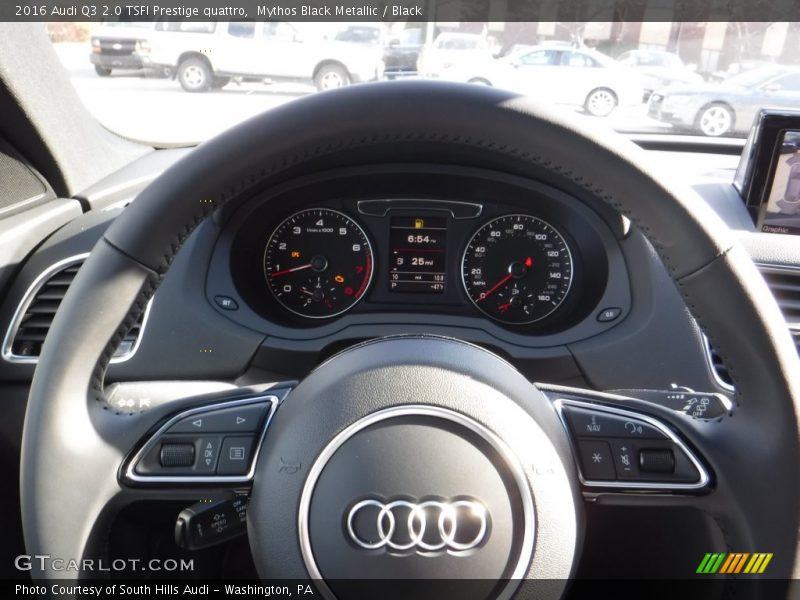 Mythos Black Metallic / Black 2016 Audi Q3 2.0 TSFI Prestige quattro