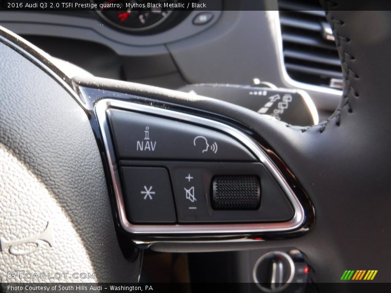 Mythos Black Metallic / Black 2016 Audi Q3 2.0 TSFI Prestige quattro