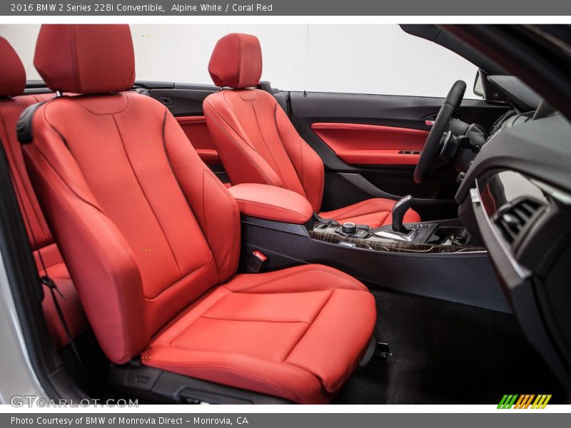 Front Seat of 2016 2 Series 228i Convertible