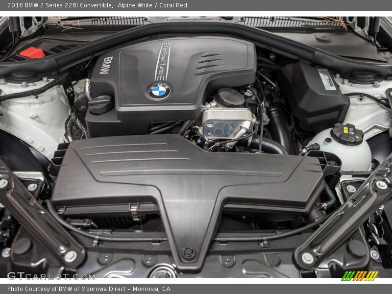 Alpine White / Coral Red 2016 BMW 2 Series 228i Convertible