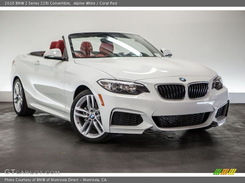 Front 3/4 View of 2016 2 Series 228i Convertible