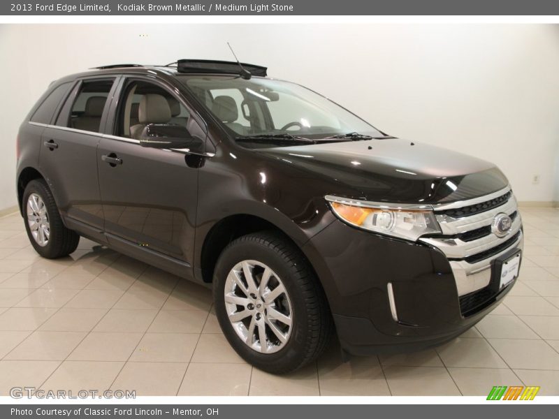 Kodiak Brown Metallic / Medium Light Stone 2013 Ford Edge Limited