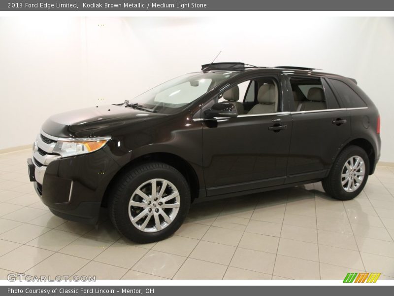 Kodiak Brown Metallic / Medium Light Stone 2013 Ford Edge Limited