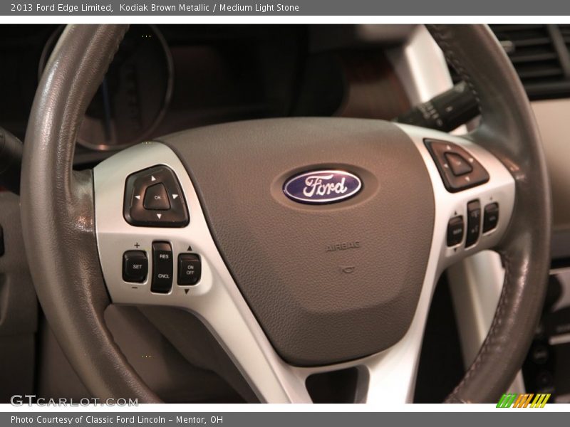Kodiak Brown Metallic / Medium Light Stone 2013 Ford Edge Limited