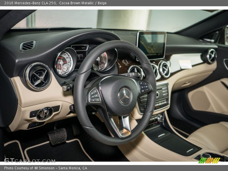 Cocoa Brown Metallic / Beige 2016 Mercedes-Benz CLA 250
