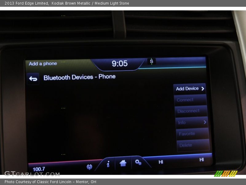 Kodiak Brown Metallic / Medium Light Stone 2013 Ford Edge Limited