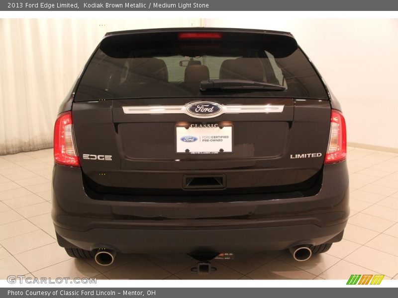 Kodiak Brown Metallic / Medium Light Stone 2013 Ford Edge Limited