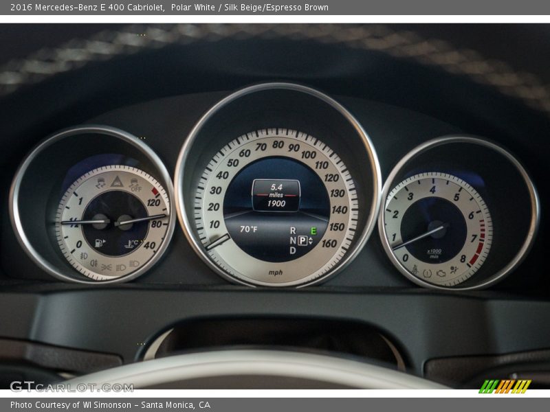 Polar White / Silk Beige/Espresso Brown 2016 Mercedes-Benz E 400 Cabriolet