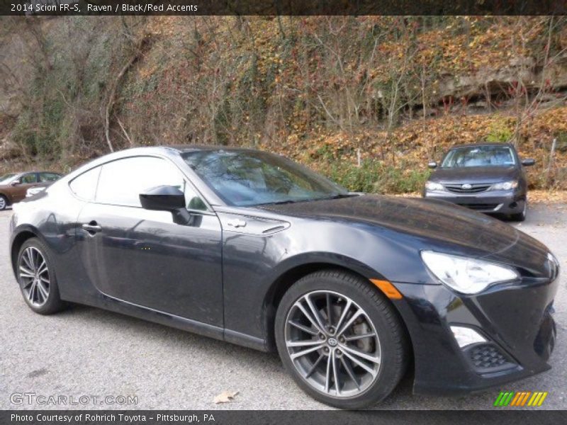 Raven / Black/Red Accents 2014 Scion FR-S
