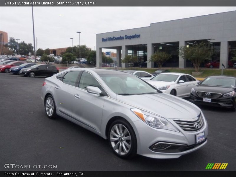 Starlight Silver / Camel 2016 Hyundai Azera Limited