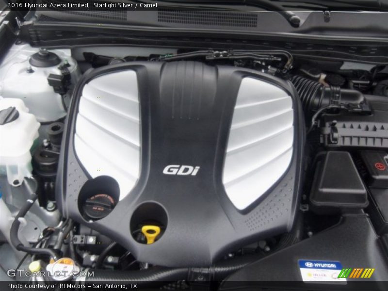  2016 Azera Limited Engine - 3.3 Liter GDI DOHC 24-Valve VVT V6