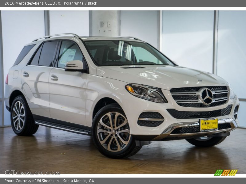 Polar White / Black 2016 Mercedes-Benz GLE 350