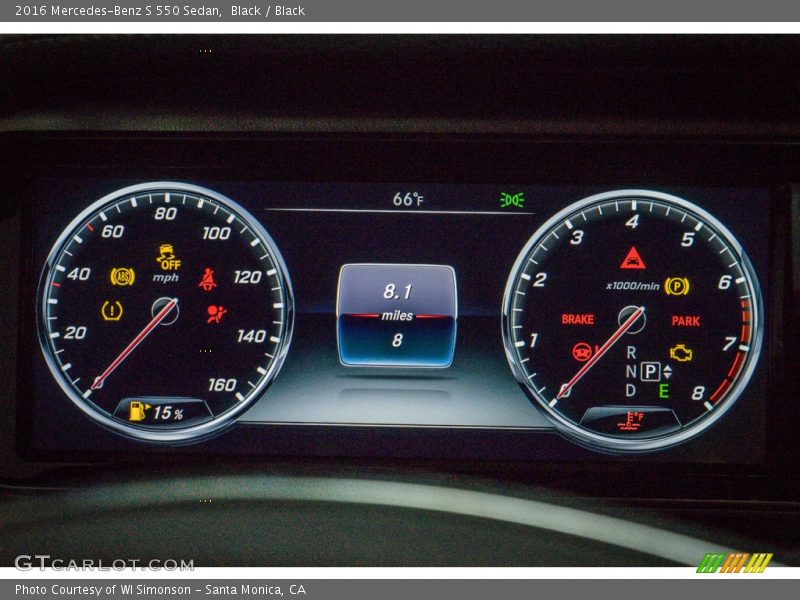 Black / Black 2016 Mercedes-Benz S 550 Sedan