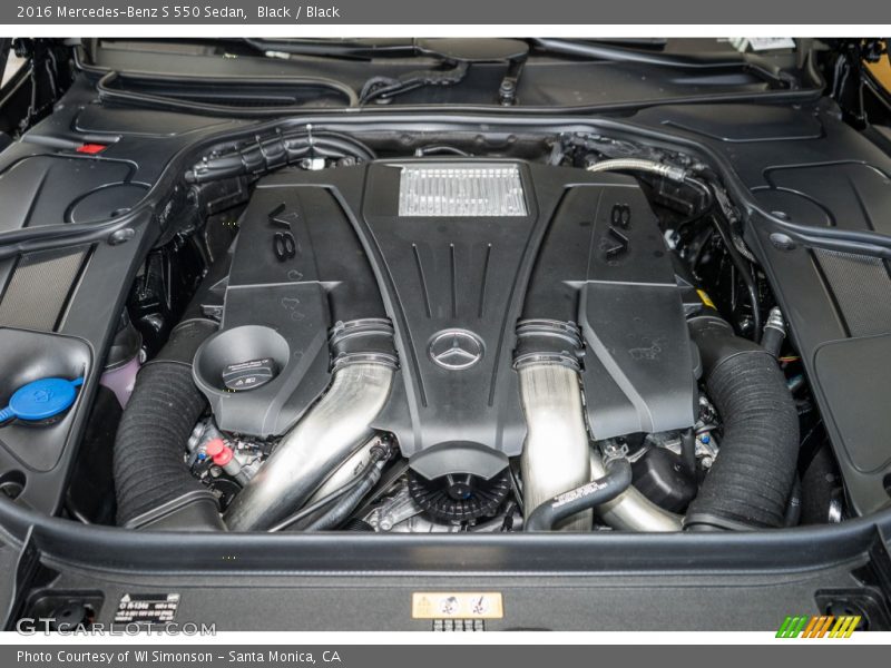 Black / Black 2016 Mercedes-Benz S 550 Sedan