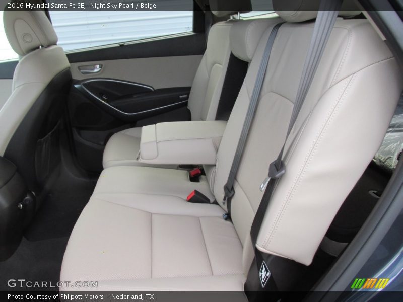 Night Sky Pearl / Beige 2016 Hyundai Santa Fe SE