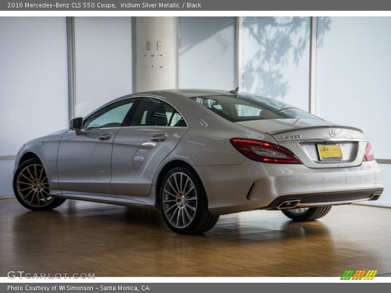 Iridium Silver Metallic / Black 2016 Mercedes-Benz CLS 550 Coupe