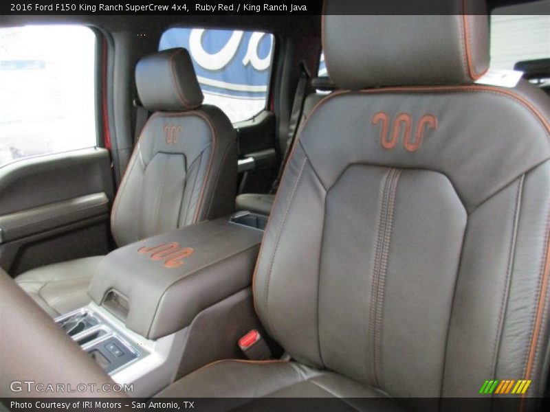 Front Seat of 2016 F150 King Ranch SuperCrew 4x4
