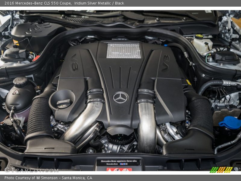  2016 CLS 550 Coupe Engine - 4.7 Liter DI Twin-Turbocharged DOHC 32-Valve VVT V8