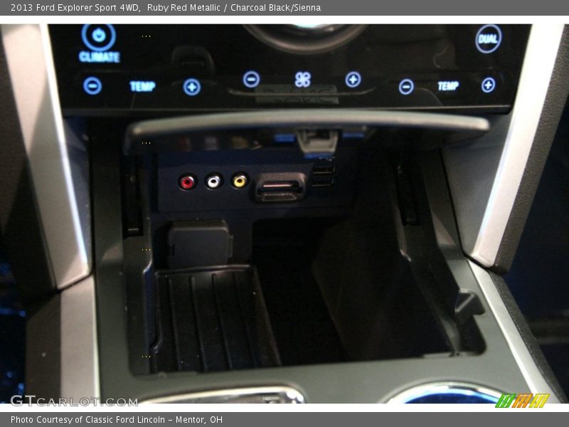 Ruby Red Metallic / Charcoal Black/Sienna 2013 Ford Explorer Sport 4WD