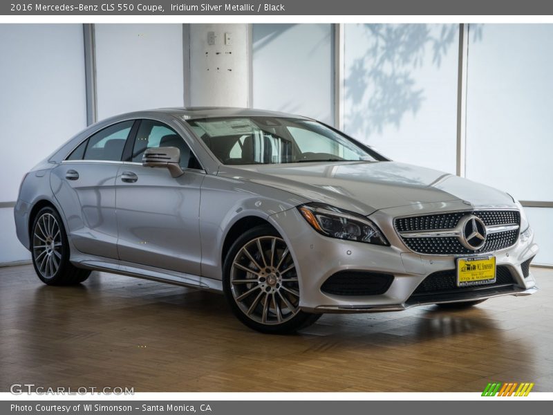 Iridium Silver Metallic / Black 2016 Mercedes-Benz CLS 550 Coupe