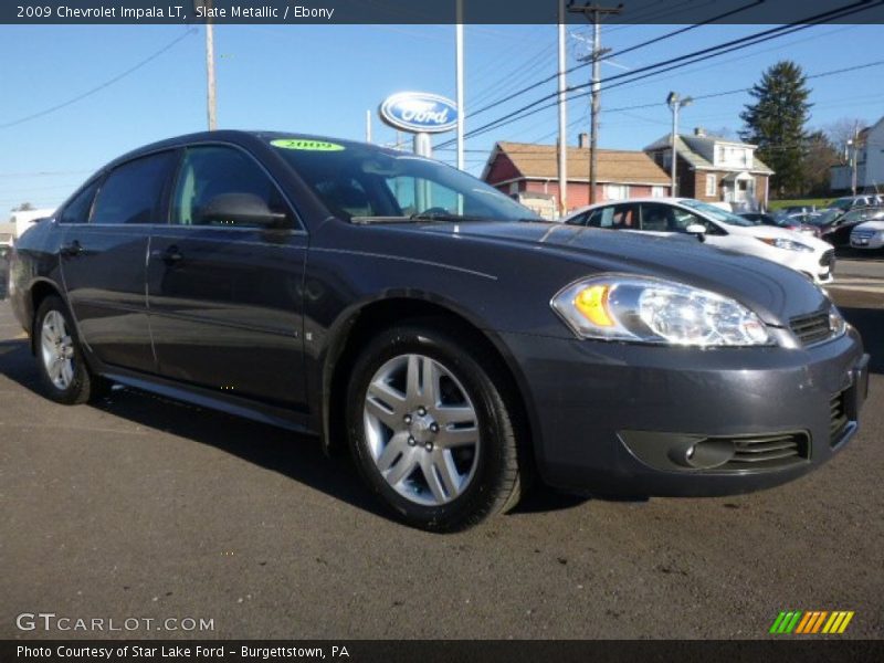 Slate Metallic / Ebony 2009 Chevrolet Impala LT