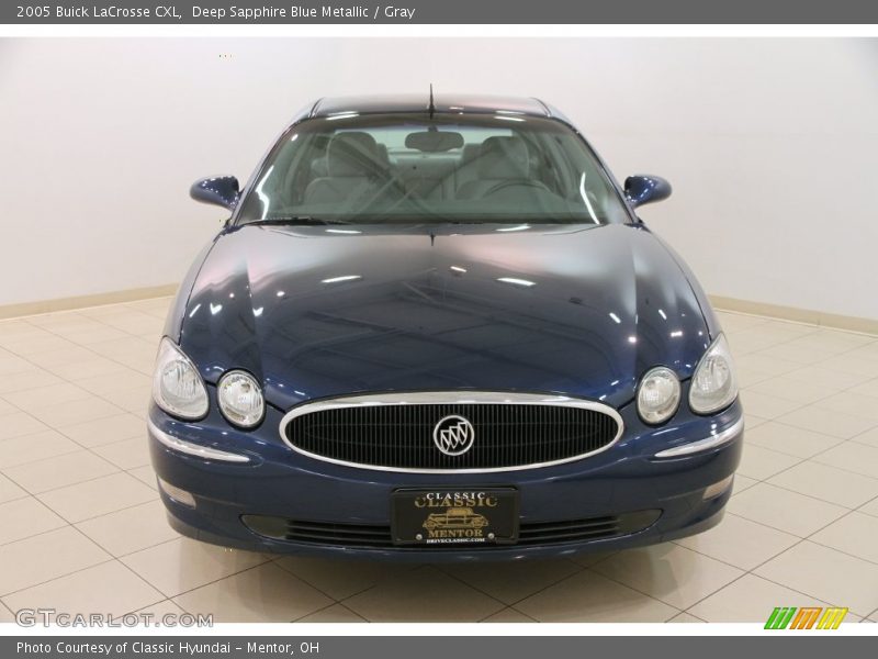 Deep Sapphire Blue Metallic / Gray 2005 Buick LaCrosse CXL