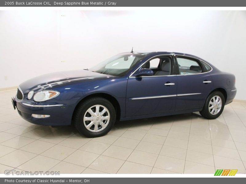 Deep Sapphire Blue Metallic / Gray 2005 Buick LaCrosse CXL