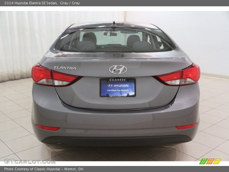 Gray / Gray 2014 Hyundai Elantra SE Sedan