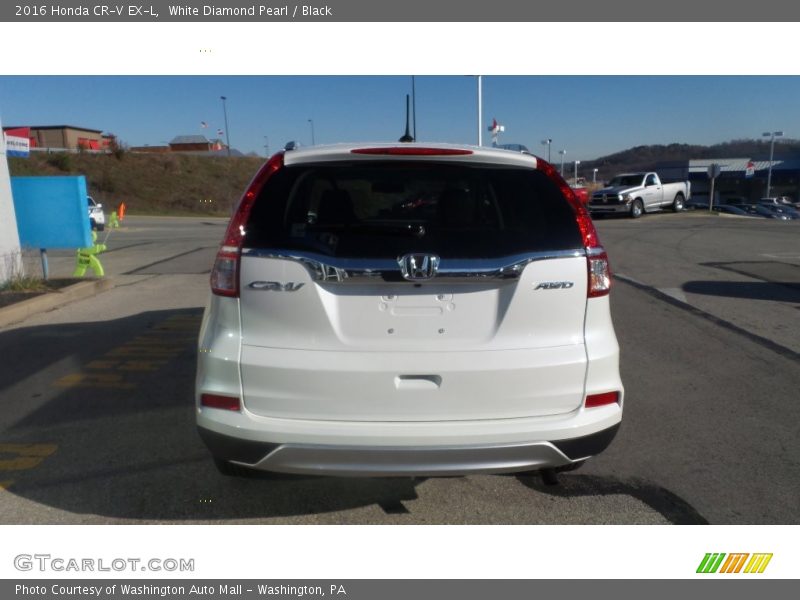 White Diamond Pearl / Black 2016 Honda CR-V EX-L
