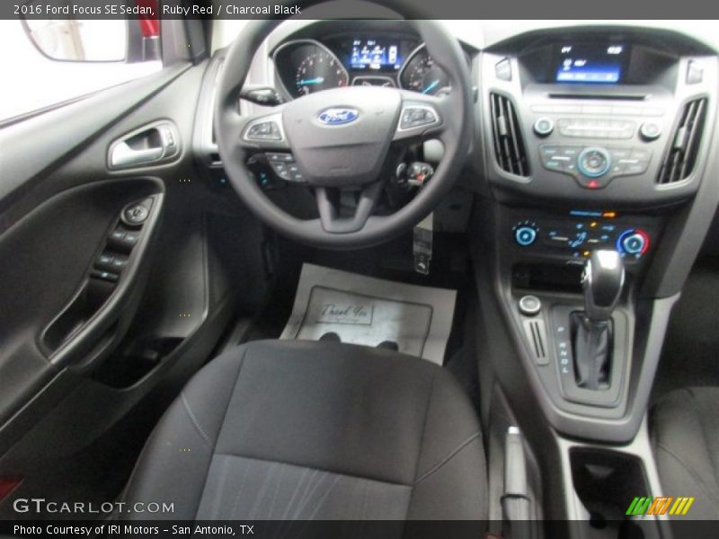Ruby Red / Charcoal Black 2016 Ford Focus SE Sedan