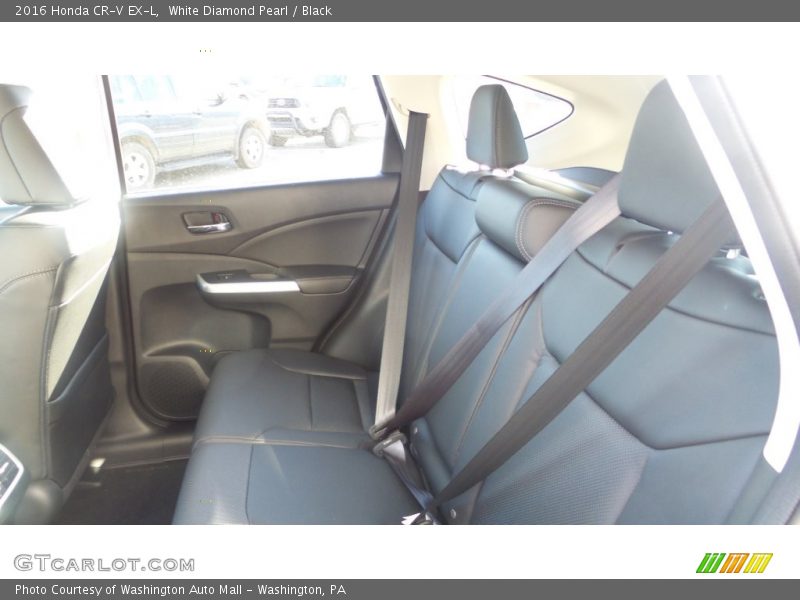 White Diamond Pearl / Black 2016 Honda CR-V EX-L