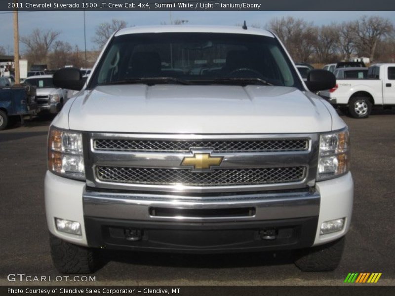 Summit White / Light Titanium/Ebony 2011 Chevrolet Silverado 1500 LT Crew Cab 4x4
