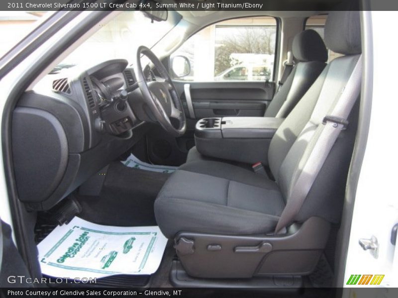 Summit White / Light Titanium/Ebony 2011 Chevrolet Silverado 1500 LT Crew Cab 4x4