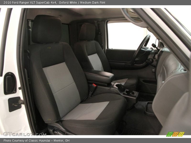 Oxford White / Medium Dark Flint 2010 Ford Ranger XLT SuperCab 4x4