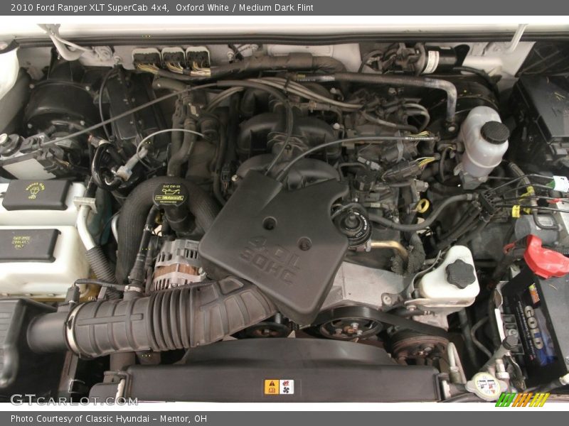 Oxford White / Medium Dark Flint 2010 Ford Ranger XLT SuperCab 4x4