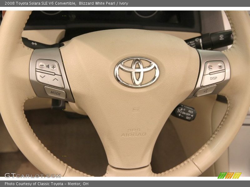 Blizzard White Pearl / Ivory 2008 Toyota Solara SLE V6 Convertible