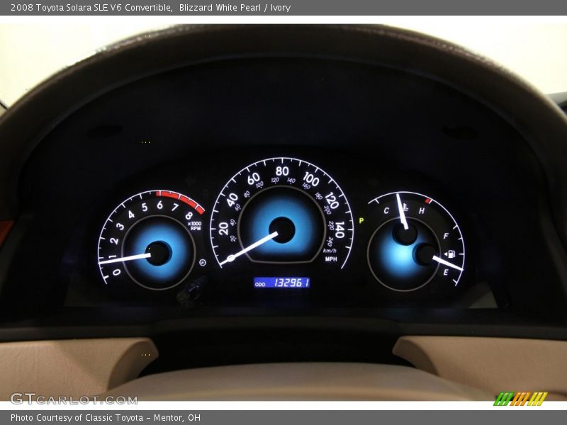 Blizzard White Pearl / Ivory 2008 Toyota Solara SLE V6 Convertible