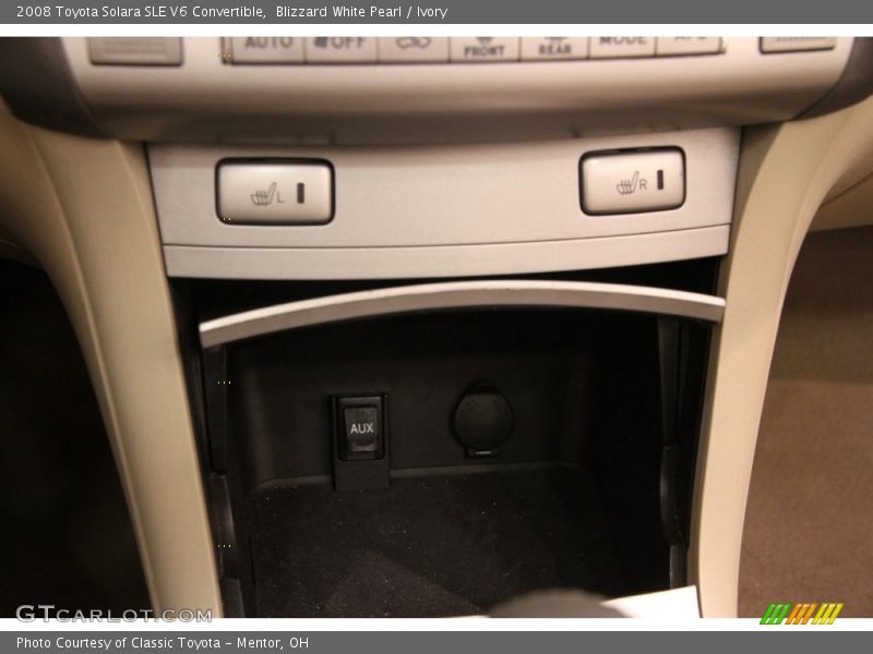 Blizzard White Pearl / Ivory 2008 Toyota Solara SLE V6 Convertible