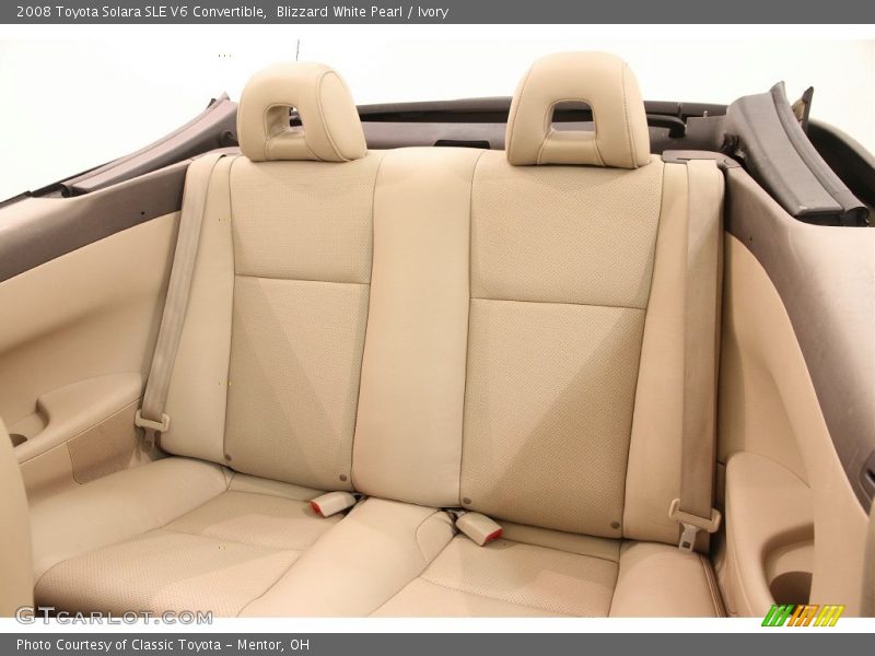Blizzard White Pearl / Ivory 2008 Toyota Solara SLE V6 Convertible