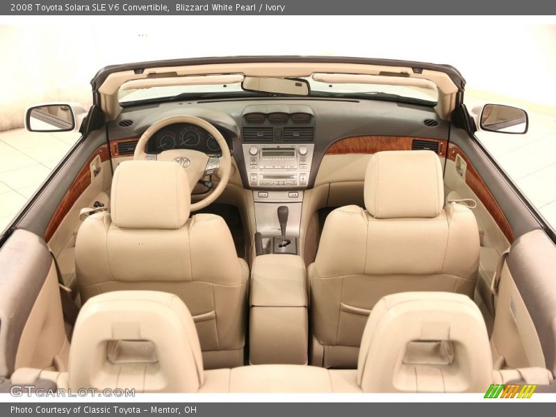 Blizzard White Pearl / Ivory 2008 Toyota Solara SLE V6 Convertible