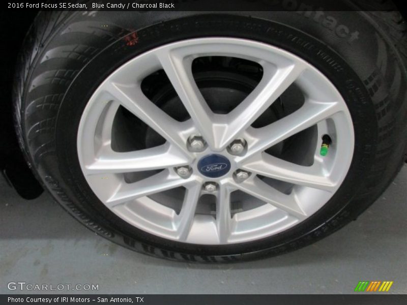 Blue Candy / Charcoal Black 2016 Ford Focus SE Sedan