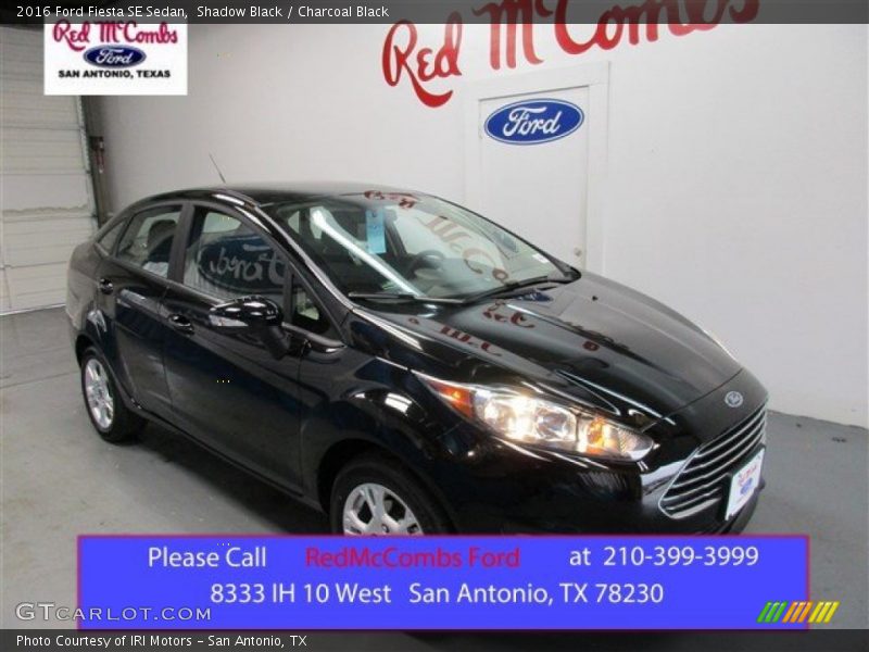 Shadow Black / Charcoal Black 2016 Ford Fiesta SE Sedan