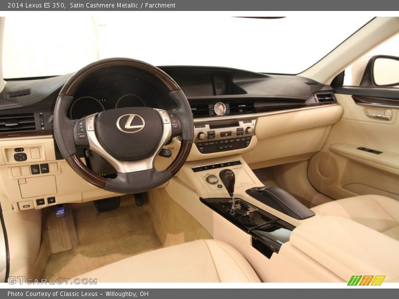 Satin Cashmere Metallic / Parchment 2014 Lexus ES 350