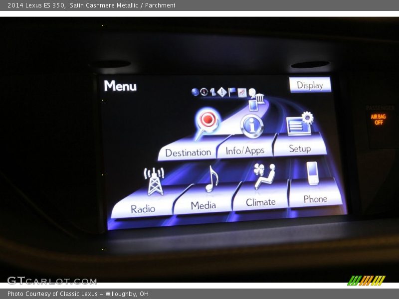 Satin Cashmere Metallic / Parchment 2014 Lexus ES 350