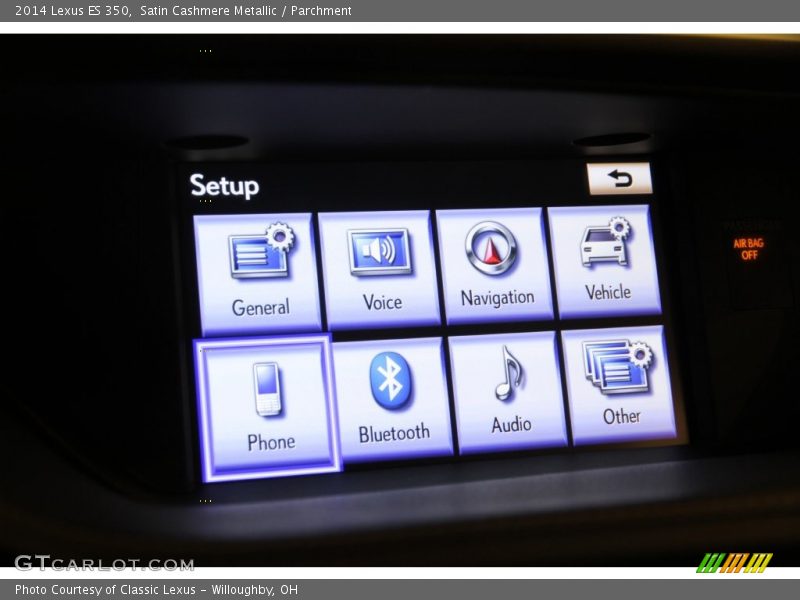 Satin Cashmere Metallic / Parchment 2014 Lexus ES 350