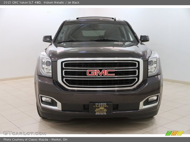 Iridium Metallic / Jet Black 2015 GMC Yukon SLT 4WD