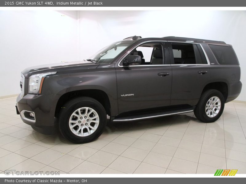 Iridium Metallic / Jet Black 2015 GMC Yukon SLT 4WD