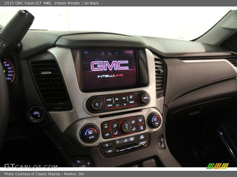 Iridium Metallic / Jet Black 2015 GMC Yukon SLT 4WD