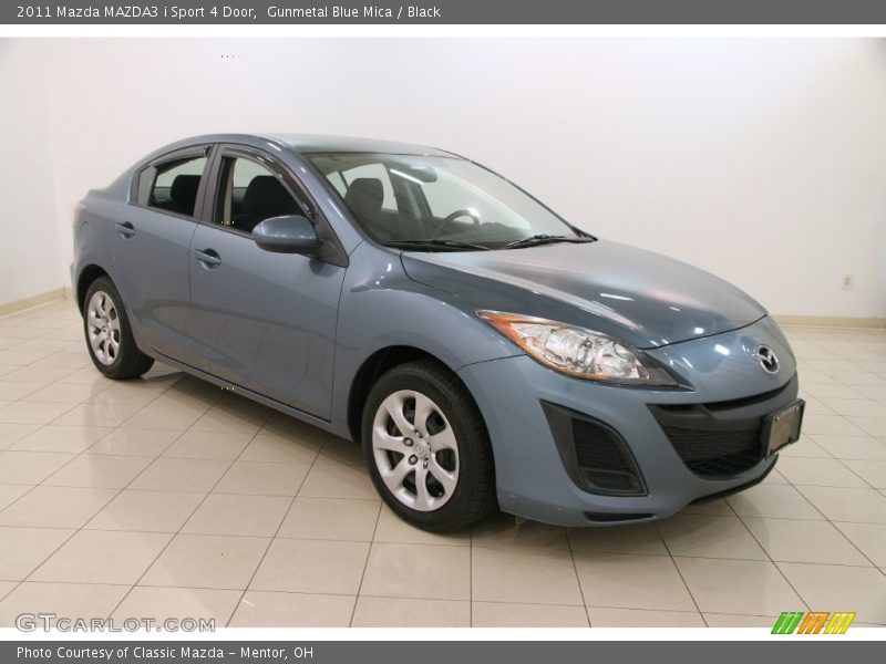 Gunmetal Blue Mica / Black 2011 Mazda MAZDA3 i Sport 4 Door